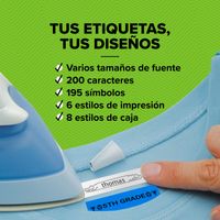 Miniatura 13 de DYMO Cinta LT 12mmx4mt -Negro/Rojo