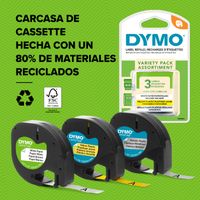 Miniatura 14 de DYMO Cinta LT 12mmx4mt -Negro/Rojo