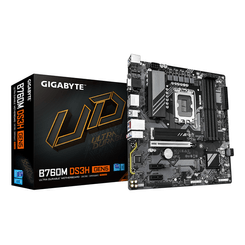 GIGABYTE Intel  B760M DS3H GEN5 Placa Base – Compatible con CPUs Intel Core 14ª generación, VRM digital de 6+2+1 fases, hasta 5600 MHz DDR5, 2 x M.2 P