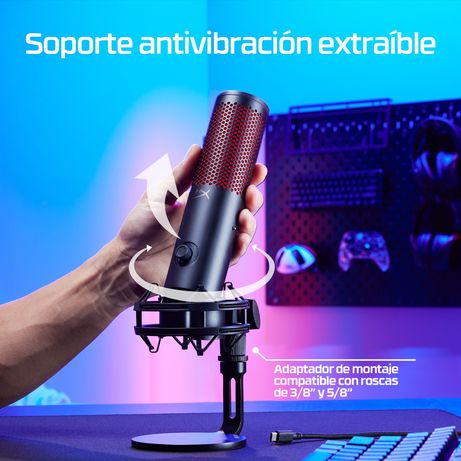 HP HYPERX QUADCAST 2 - MICROFONO - 872V1AA - Imagen 15 de 16 HP HYPERX QUADCAST 2 - MICROFONO - 872V1AA - Imagen 15 de 16