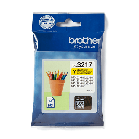 CARTUCHO BROTHER YELLOW LC-3217Y - Imagen 1 de 5 CARTUCHO BROTHER YELLOW LC-3217Y - Imagen 1 de 5