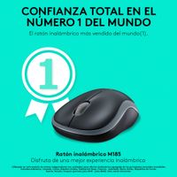 Miniatura 8 de RATON LOG OPTICO WLESS M185 910-002238