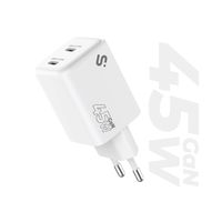 Miniatura 2 de CARGADOR DE PARED SUBBLIM 45W DOBLE USB-C