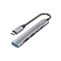Miniatura 2 de HUB USB-C 3.2 EQUIP LIFE 2 PUERTOS USB 2.0 1 PUERTO USB 3.0 1 PUERTO USB-C + 1 PURETO USB C PD 100W  CARCASA DE ALUMINIO 128962