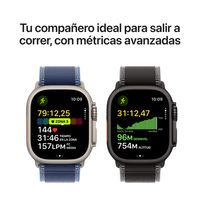 Miniatura 6 de Apple Watch Ultra 3 GPS + Cellular 49mm Black Titanium Case with Black Titanium Milanese Loop - Small