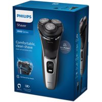 Miniatura 3 de AFEITADORA PHILIPS S3143/00 RECARGABLE 3 CABEZALES
