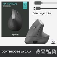 Miniatura 15 de MX VERTICAL ADV ERGONOMIC MOUSE GRAPHITE - EMEA IN