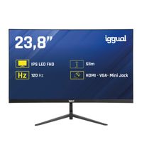 Miniatura 3 de IGGUAL Monitor 24" IPS 1ms FHD 120Hz VGA HDMI Slim   23.8" LED IPS Full HD HDMI VGA