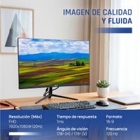 Miniatura 8 de IGGUAL Monitor 24" IPS 1ms FHD 120Hz VGA HDMI Slim   23.8" LED IPS Full HD HDMI VGA