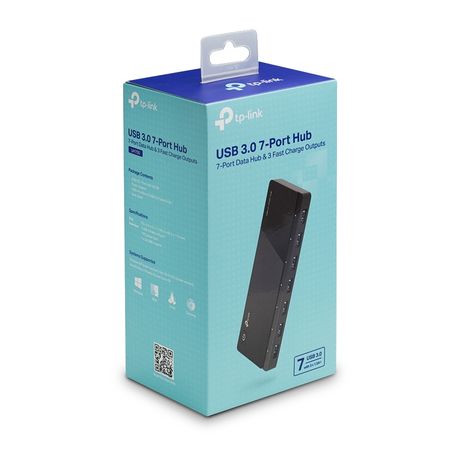 HUB 7 PUERTOS USB 3.0 TP-LINK NEGRO - Imagen 3 de 5 HUB 7 PUERTOS USB 3.0 TP-LINK NEGRO - Imagen 3 de 5