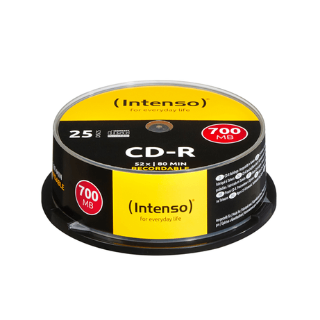 Intenso CD-R 700MB/80min tubo 25 unidades - Imagen 1 de 2 Intenso CD-R 700MB/80min tubo 25 unidades - Imagen 1 de 2