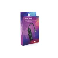 Miniatura 5 de HUB NANO CABLE USB-C/CONVERSOR USB-C A 2XUSB-A/ USB-C PD/ HDMI 15CM NEGRO