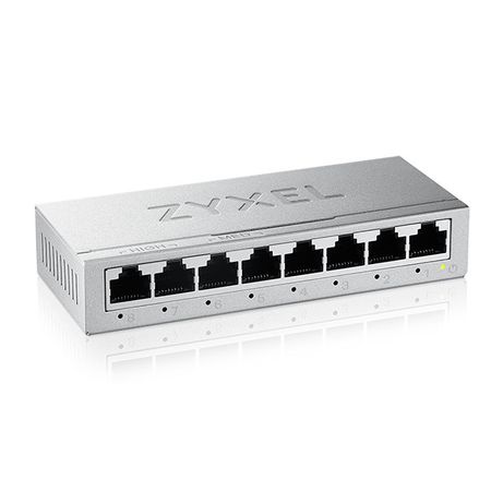 ZyXEL GS-108BV5 Switch 8xGbE Mini Desktop - Imagen 3 de 5 ZyXEL GS-108BV5 Switch 8xGbE Mini Desktop - Imagen 3 de 5