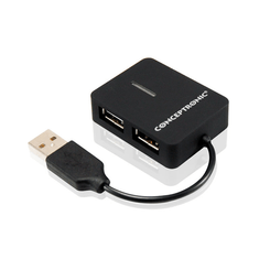 HUB CONCEPTRONIC 4 PUERTOS MINI HUB POCKET C4PUSB2_V3 C05-129