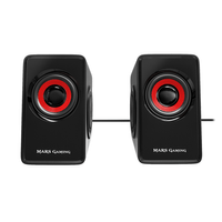 Miniatura 1 de ALTAVOCES 2.0 TACENS MARS GAMING MS1 NEGRO/ROJO