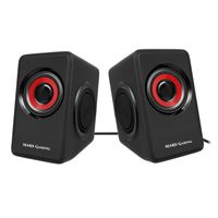Miniatura 3 de ALTAVOCES 2.0 TACENS MARS GAMING MS1 NEGRO/ROJO