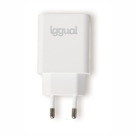 iggual Cargador rápido de pared USB PD tipo C 20W - Imagen 1 de 5 iggual Cargador rápido de pared USB PD tipo C 20W - Imagen 1 de 5