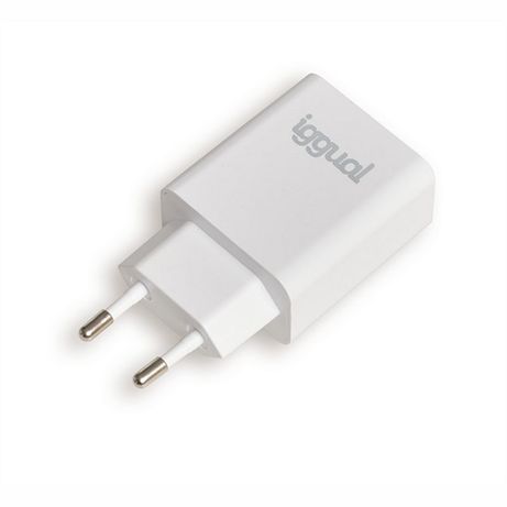 iggual Cargador rápido de pared USB PD tipo C 20W - Imagen 3 de 5 iggual Cargador rápido de pared USB PD tipo C 20W - Imagen 3 de 5