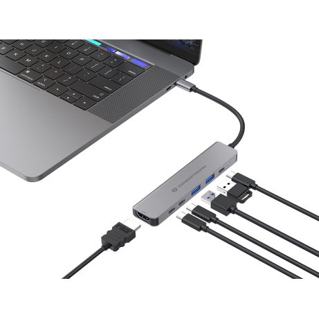 DOCKING USB-C CONCEPTRONIC DONN33G 1xHDMI 1xUSB-C PD 100W 2xUSB-A 3.0 2xUSB-C - Imagen 7 de 9 DOCKING USB-C CONCEPTRONIC DONN33G 1xHDMI 1xUSB-C PD 100W 2xUSB-A 3.0 2xUSB-C - Imagen 7 de 9
