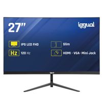 Miniatura 3 de IGGUAL Monitor 27" IPS 1ms FHD 120Hz VGA HDMI Slim   27" LED IPS Full HD HDMI VGA