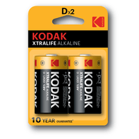 Miniatura 1 de PILA KODAK ALCALINA XTRALIFE D LR20 BLISTER*2    (ecotasas incluidas)