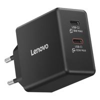 Miniatura 3 de Lenovo Dual USB-C 65W GaN Charger Black - EU