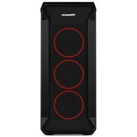 Miniatura 14 de CAJA SEMITORRE NOX HUMMER QUANTUM VENTANA ARGB S/F USB 3.0 NEGRO