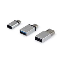 Miniatura 3 de PACK ADAPTADORES USB-C OTG USB-C MACHO A USB-A  / MICROUSB HEMBRA Y USB-A MACHO A USB-C HEMBRA