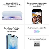 Miniatura 7 de APPLE iPhone 17 6.3" 5G 256GB Blanco