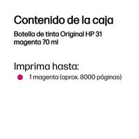 Miniatura 4 de TINTA HP 31 MAGENTA