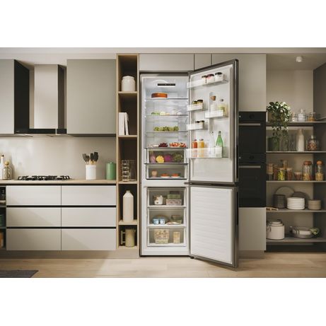 FRIGORIFICO COMBI CANDY CNCQ2T620EX NOFROST E ALTO 205 CM ANCHO 595 CM INOX - Imagen 13 de 19 FRIGORIFICO COMBI CANDY CNCQ2T620EX NOFROST E ALTO 205 CM ANCHO 595 CM INOX - Imagen 13 de 19