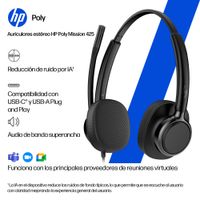 Miniatura 5 de HP Poly Mission 425 Stereo Classic BULK