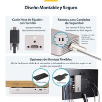 Miniatura 15 de Docking Station USB4 de 3 Monitores 4K60 PD 100W