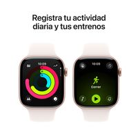 Miniatura 5 de Apple Watch Series 11 GPS + Cellular 46mm Rose Gold Aluminium Case with Light Blush Sport Band - M/L