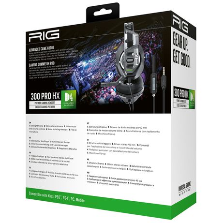 AURICULARES GAMING NACON RIG 300HX XBX - Imagen 6 de 11 AURICULARES GAMING NACON RIG 300HX XBX - Imagen 6 de 11