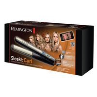 Miniatura 7 de PLANCHA DE PELO REMINGTON SLEEK&CURL PANTALLA DIGITAL 150-230ºC CABLE GIRATORIO PLACAS 110mm