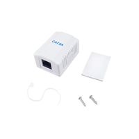 Miniatura 5 de ROSETA DE SUPERFICIE EQUIP 235215 CATEGORIA 6A 1 HEMBRA RJ45 COLOR BLANCO