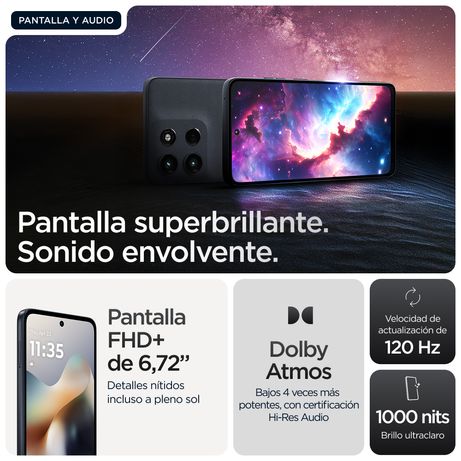 MOTOROLA moto g56 5G moto g56 5G 6.72" 5G 8GB/256GB Negro - Imagen 14 de 20 MOTOROLA moto g56 5G moto g56 5G 6.72" 5G 8GB/256GB Negro - Imagen 14 de 20