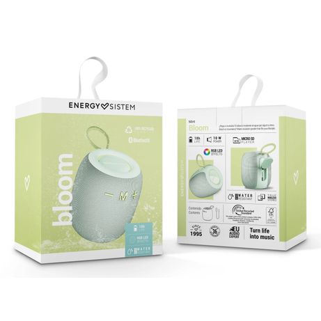 ALTAVOZ ENERGY SISTEM BLOOM MINT BLUETOOTH - Imagen 5 de 7 ALTAVOZ ENERGY SISTEM BLOOM MINT BLUETOOTH - Imagen 5 de 7