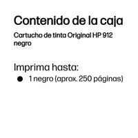 Miniatura 3 de TINTA HP 912 NEGRO