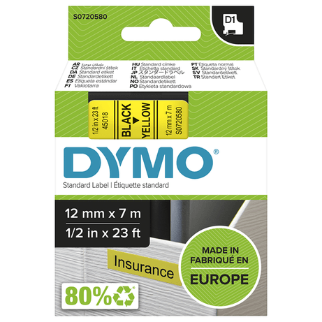 D1 - TAPE DYMO 12MMX7M - Imagen 1 de 14 D1 - TAPE DYMO 12MMX7M - Imagen 1 de 14