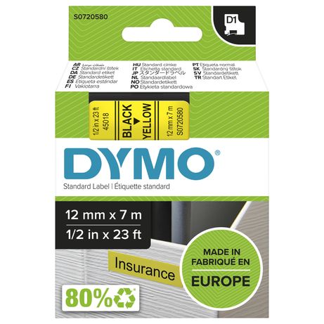 D1 - TAPE DYMO 12MMX7M - Imagen 3 de 14 D1 - TAPE DYMO 12MMX7M - Imagen 3 de 14