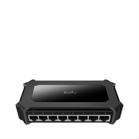 Miniatura 1 de SWITCH 8 PUERTOS 10/100/1000 CUDY GS108D NEGRO
