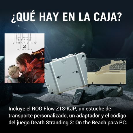 PORTATIL GAMING ASUS ROG FLOW GZ302EAC-RU178W AMD AI MAX+ 395, 128GB,1TB SSD, 13.4" 2K, W11 - Imagen 31 de 31 PORTATIL GAMING ASUS ROG FLOW GZ302EAC-RU178W AMD AI MAX+ 395, 128GB,1TB SSD, 13.4" 2K, W11 - Imagen 31 de 31