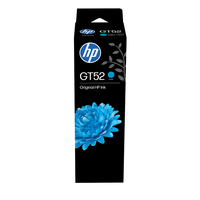 HP Botellas de tinta GT52 Cian