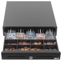 Miniatura 3 de iggual Cajón Portamonedas IRON-70 44,5cm 5+8 negro