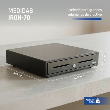 iggual Cajón Portamonedas IRON-70 44,5cm 5+8 negro - Imagen 8 de 11 iggual Cajón Portamonedas IRON-70 44,5cm 5+8 negro - Imagen 8 de 11