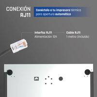 Miniatura 10 de iggual Cajón Portamonedas IRON-70 44,5cm 5+8 negro