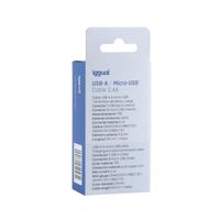 Miniatura 5 de iggual cable USB-A/micro-USB 100 cm blanco