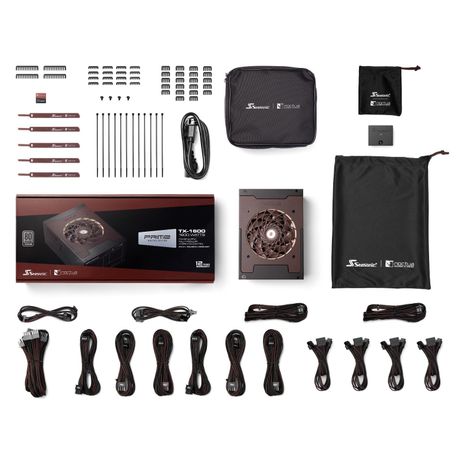 Fuente Alimentación 1600W NOCTUA Prime TX-1600 Noctua Edition 80 PLUS Titanium Negro - Imagen 4 de 11 Fuente Alimentación 1600W NOCTUA Prime TX-1600 Noctua Edition 80 PLUS Titanium Negro - Imagen 4 de 11